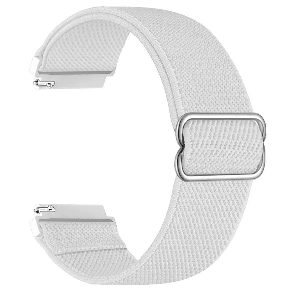 For Samsung Galaxy Watch6 Classic 47mm 43mm Watch Strap 20mm Adjustable Nylon Wrist Band - Black For Samsung Galaxy Watch6 Classic 47mm 43mm Watch Strap 20mm Adjustable Nylon Wrist Band - Black